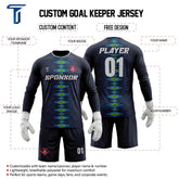 Custom Argyle Soccer Goalkeeper Jersey Set